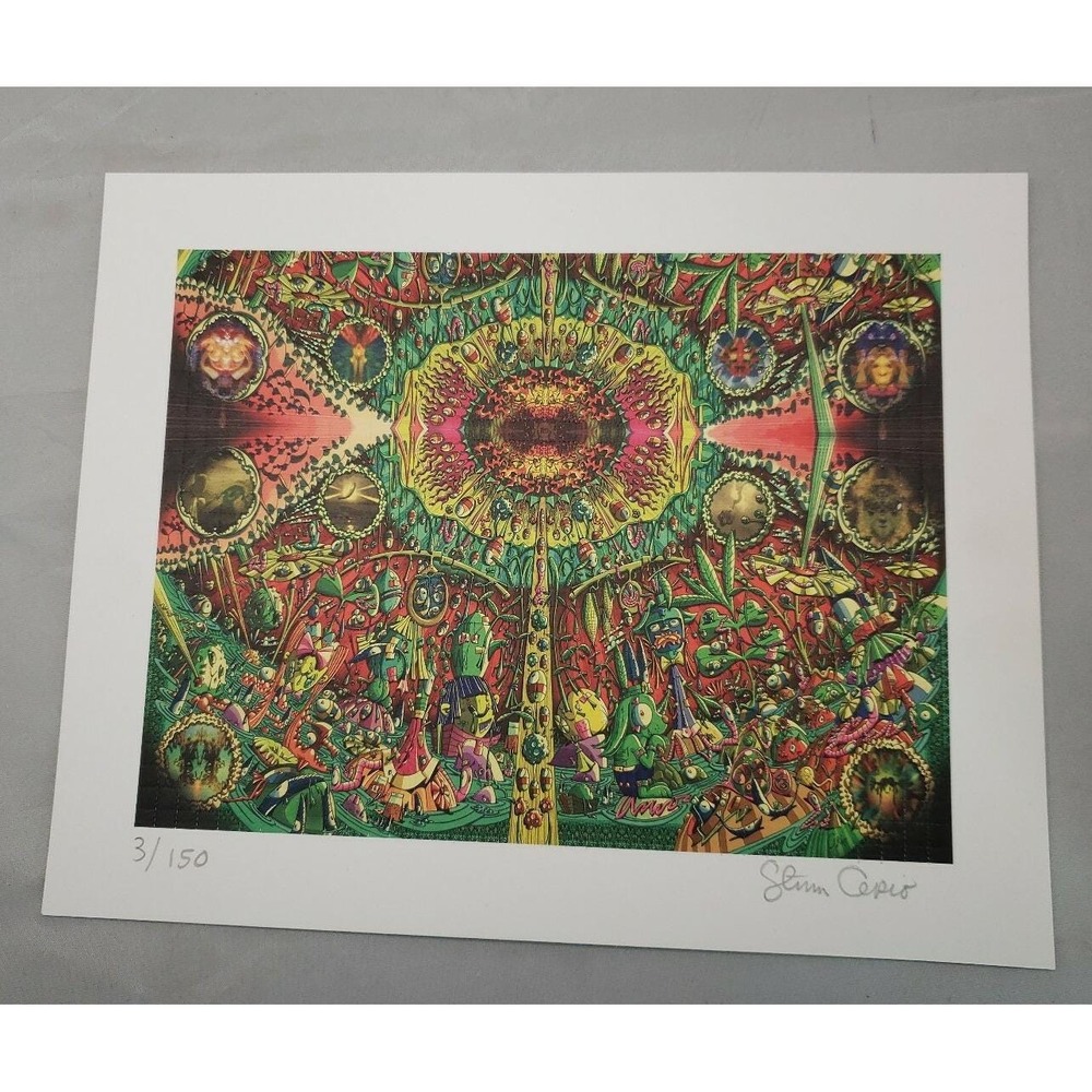 Steven Cerio  signed  blotter art print limited‎ edition art
